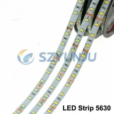 DC 12V 5630 waterproof 60LEDs/m Light Strip Flexible Ribbon Tape lamp 1m-5m - Image 1 of 4