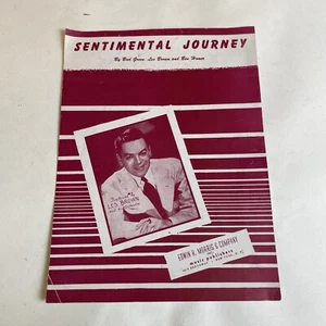 Les Brown Sentimental Journey Sheet Music Big Band 1954 - Picture 1 of 3