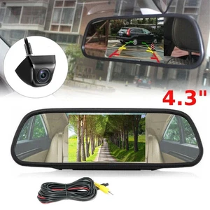 Bileeko 4.3" Car Reversing Monitor Reversing Backup Camera Rear View Parking - Picture 1 of 17