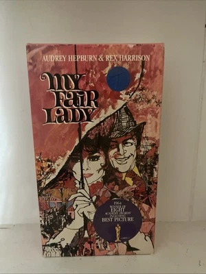 My Fair Lady VHS New Sealed 2 Tapes Audrey Hepburn Rex Harrison 1964 - Image 1 of 2