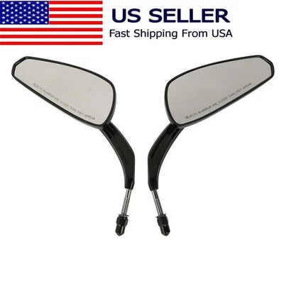 For Fat Boy FLSTF 1990-2016 Night Rod Special VRSCDX 2007-2016 RearView Mirrors - Imagem 1 de 4