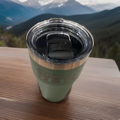 YETI 2025 Folds Of Honor Veterans Highlands Olive Stackable 20 oz Rambler NEW! - Image 1 of 2