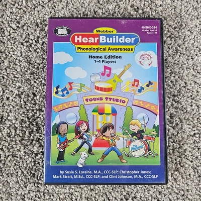 Webber HearBuilder Phonological Awareness Home Edition CD Disk HBHE-244 - Image 1 of 4