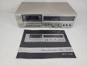 Realistic Stereo Cassette Tape Deck SCT-41 Model 14-627 mit Handbuch (GETESTET) - Bild 1 von 11