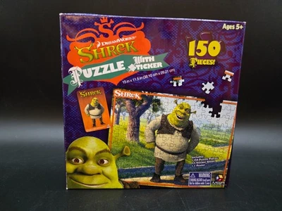 DreamWorks Shrek 150 Pc Jigsaw Puzzle Stickers Poster Age 5+ - Image 1 of 4
