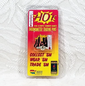 PIN INTERCAMBIABLE TERMÓMETRO JUEGOS OLÍMPICOS DE VERANO 1996 OLÍMPICOS DE ATLANTA VINTAGE - Imagen 1 de 7