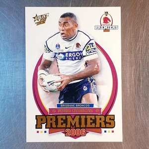 2006 Select NRL Premiers Series Card #PC11 Broncos Petero Civoniceva - Picture 1 of 2