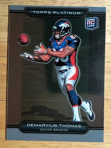Topps Platinum #101 2010 Demaryius Thomas radiocontrol - Imagen 1 de 2