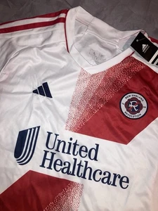 New England Revolution Home Soccer Jersey Men Size L NWT Adidas MLS - Picture 1 of 5