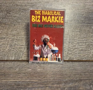 The Diabolical Biz Markie The Biz Never Sleeps Cassette Tape 1989 Tested Working - Bild 1 von 7