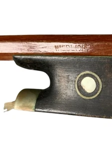 Antike Wiedlich Violine Viola Cellobogen Germany Perlenintarsien Holz 29" - Bild 1 von 8