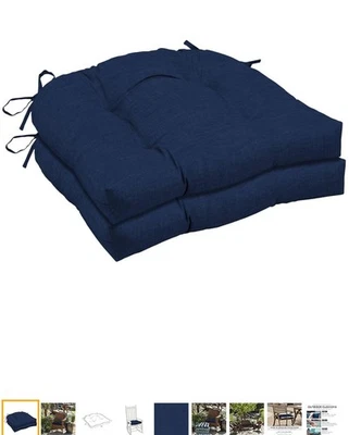 2 X Arden выбор открытый плетеный стул подушка 20 x 18 дождя доказательство выцветания резистентность - Изображение 1 из 4