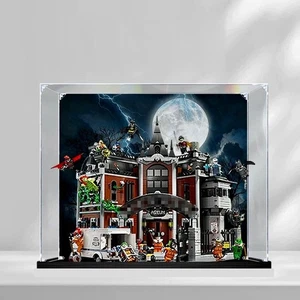 Acrylic Display Case For LEGO 76300 Batman Arkham Asylum with theme Background - Picture 1 of 4