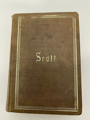 Antique,The Poetical Works of Sir Walter Scott, 1860, Published J.B Lippincott - Image 1 of 4