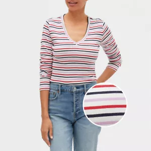 GAP Factory Favorite V-Neck T-Shirt Sz. M & L NWT - MSRP $25 - Picture 1 of 15