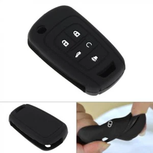Fit for Chevrolet Buick GMC 2010-2017 5Button Silicone Flip Folding Car Key Case - Picture 1 of 8