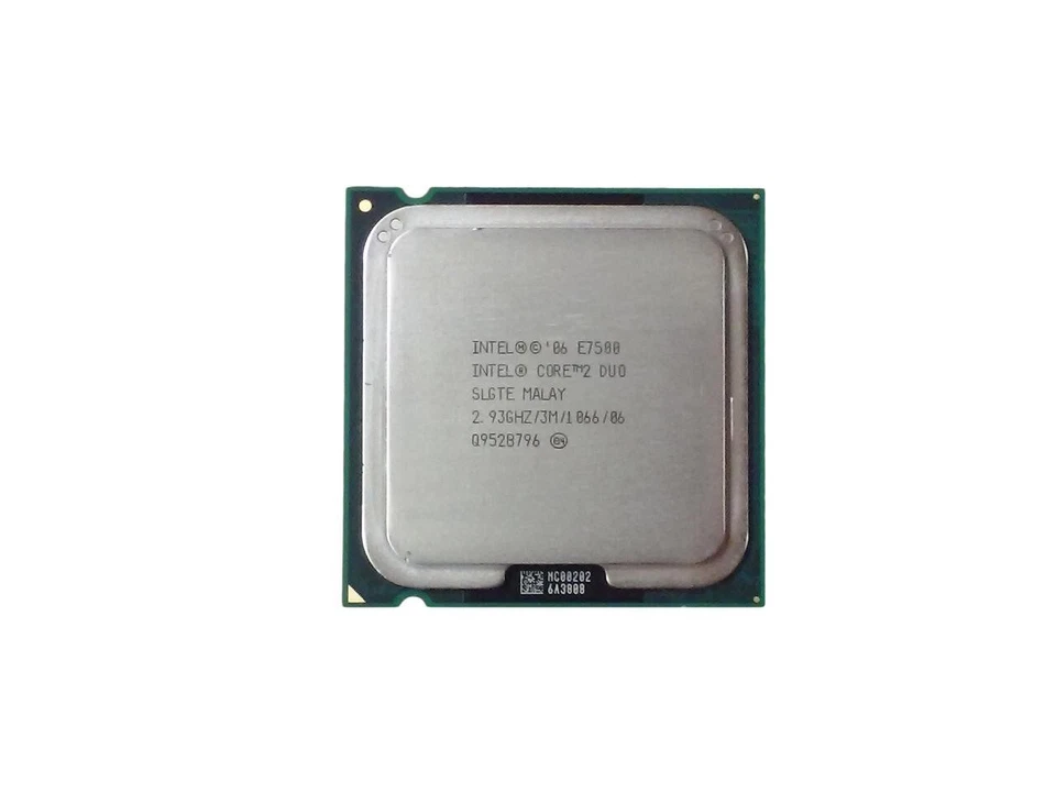 SLGTE Core 2 Duo E7500 2.93GHz 1066MHz FSB 3MB L2 Caché TOTALMENTE PROBADO Foto 1 de 1