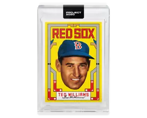 Topps PROJECT 2020 Card 172 - 1954 Ted Williams by Grotesk - Print Run: 3484 - Picture 1 of 2