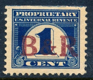 US Revenue Stamps RB65 Bochrehe & Runyon cancel, original gum - Picture 1 of 4