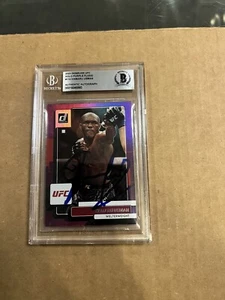 Carta firmata Kamaru Usman Beckett bassa lastrata Ufc - Foto 1 di 2
