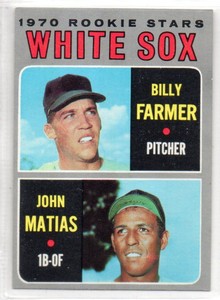 Billy Farmer John Matias 1970 Topps Rookie Stars #444 EX |123