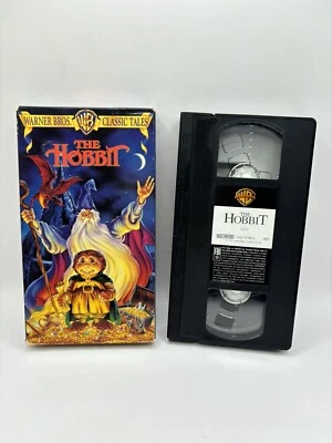 The Hobbit VHS - Animated Tolkien Kid's Animated Fantasy Bilbo Baggins - Image 1 of 4