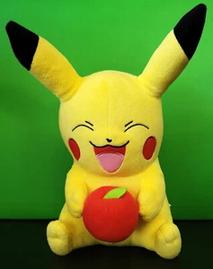 Nintendo Pokemon Plush Pikachu Yellow 12" Plush Toy TOMY Stuffed Animal - Picture 1 of 3