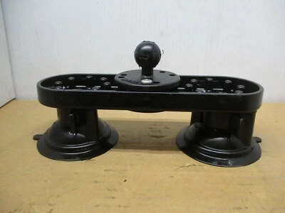 RAM Mount Double Suction Cup Base with B Size 1 inch Ball RAM- 09616 - Image 1 of 4