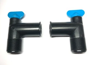 PAIR MerCruiser Exhaust Manifold 90 Degree Fitting Drain Plug Elbow 22-862210a01 - Picture 1 of 1