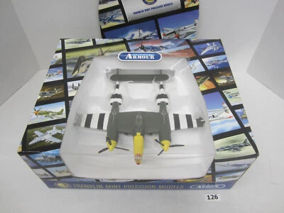 Franklin Mint Armour 1/48 B11B281 Lockheed P-38 Lightning Yellow Nose   #126 - Image 1 of 4