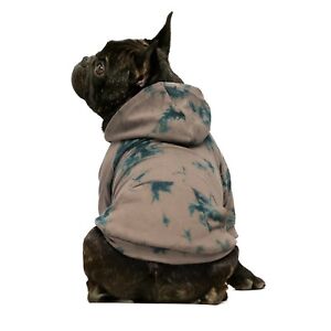 Fitwarm Tie Dye Dog Hoodie Puppy Sweatshirt Pocket Doggie Winter Clothes Jacket