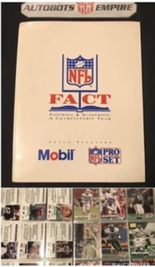MOBIL 1992 PRO SET NFL Football 116 Cards Binder Set Mvp Superbowl KC CHIEFS kb - Picture 1 of 15