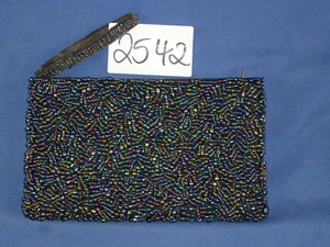 Nr.2542 Geldbeutel aus Bali Clutch Damentasche Kosmetiktasche Abendtasche  - Picture 1 of 3