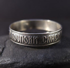 Christian Ring Lord Have a Mercy 925 Silver Band Ring Save and Protect