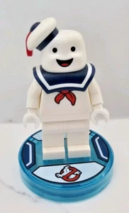 LEGO Dimensions Ghostbusters STAY PUFT MINIFIGURE & TAG ONLY - IMPERFECT - Foto 1 di 3