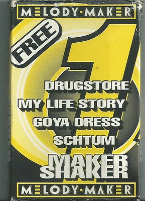 Various Melody Maker Shaker  CASSETTE 4 tracks Indie Rock  Drugstore Goya Dress  - Image 1 of 3
