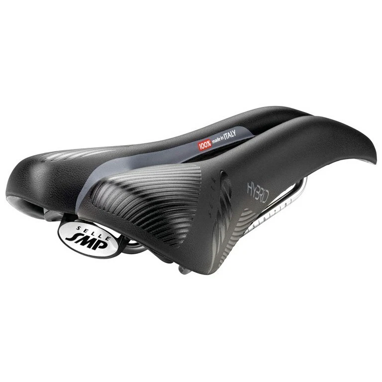 Selle SMP Hybrid Bicycle Saddle - Black - Made in Italy - Image 1 of 1