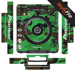 Pioneer CDJ-1000 MK3 | Green Camo | Protective Decal | StyleFlip Skins - Picture 1 of 1