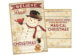 NEW!~All Occasion Card~"BELIEVE in the MAGIC of CHRISTMAS"~Inside~WARMEST WISHES - Picture 1 of 1
