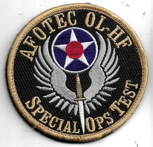 USAF PATCH AFOTEC OL HF SPECIAL OPERATIONS TEST US AIR FORCE SQUADRON PATCH - Picture 1 of 1