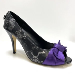 ZAPATOS DE PUÑO DE HIERRO JARDÍN SECRETOS PELTRE METAL PLATAFORMA DE TACÓN ALTO - Imagen 1 de 7