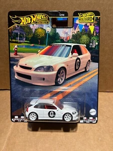 1/64 HOT WHEELS PREMIUM BOULEVARD HONDA CIVIC TIPO R BLANCO - Imagen 1 de 2