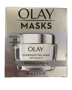 (1) Mascarillas Olay Mascarilla Gel Durante la Noche con Vitamina C ILUMINANTE Hidratante 1.7 OZ - Imagen 1 de 3