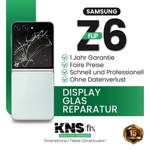 Samsung Z Flip 6 Przednie szkło Naprawa Szkło wyświetlacza Wymiana ✅ 24 godziny | Tanio! - Zdjęcie 1 z 6