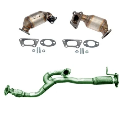 GMC TERRAIN 3,6 L convertidores catalíticos delanteros y tubo flexible 2012-2017 Foto 1 de 2