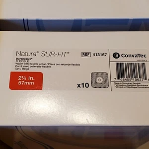 Wafer Convatec Natura Sur-Fit 413167 2 1/4" 57mm 2 scatole 10/box scadenza 1/28 - Foto 1 di 3