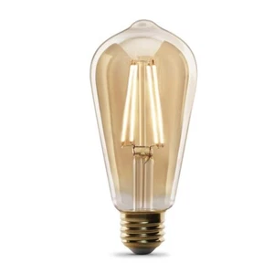Vintage Retro E26 6.2W LED Filament Warm Amber Glass Light Bulb Edison Lamp - Picture 1 of 1