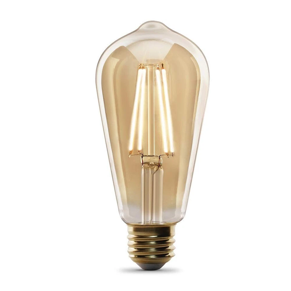 Vintage Retro E26 6.2W LED Filament Warm Amber Glass Light Bulb Edison Lamp - Image 1 of 1
