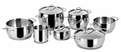 Lagostina Euforia  Set di Pentole e Padelle di Acciaio - Argenti