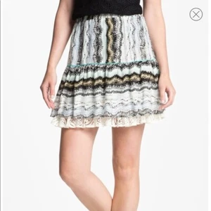 Ella Moss Zuma Tiered Skirt NWOT Pull-On Elastic Ruffle Lace XSmall A-Line $98 - Picture 1 of 9